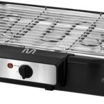 Churrasqueira Elétrica Gourmet GO132: grelhados sem fumaça, com coletor de gordura e temperatura ajustável.