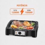 Churrasqueira Elétrica Mondial Pratc Steak e Grill CH-07 127V: compacta, não faz fumaça e grelha carnes com praticidade e rapidez. - Imagem 2