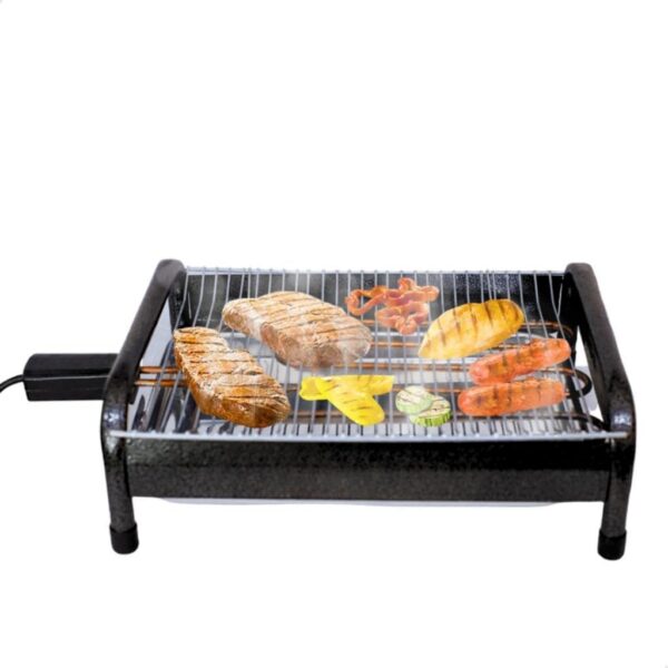 Churrasqueira Elétrica Portátil 110V/220V: prática, sem fumaça e ideal para churrasco em casa ou no quintal