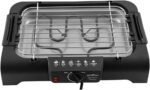 Churrasqueira Gourmet Britânia 1200W: grelha inox, 2 alturas e bandeja 1,2L para assados práticos e saborosos. - Imagem 2