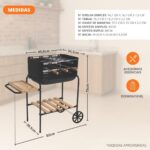 Churrasqueira Portátil com Rodas Califórnia: prática, completa e fácil de transportar para seu churrasco em casa. - Imagem 2