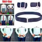 Cinto Esticador de Camisa Social: mantém a camisa presa na calça com conforto e ajuste discreto o dia todo - Imagem 2