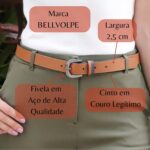 Cinto Feminino Dupla Face Couro Legítimo: versatilidade e elegância em um acessório essencial para compor looks com estilo. - Imagem 2
