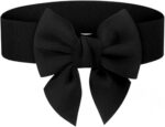 Cinto Feminino Elástico com Laço: ajustável, modela a cintura e valoriza looks com elegância vintage.