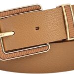 Cinto Feminino de Couro Pu Bege Plus Size ZERASTOCK Hype Vippy com ajuste confortável e estilo para valorizar seus looks.