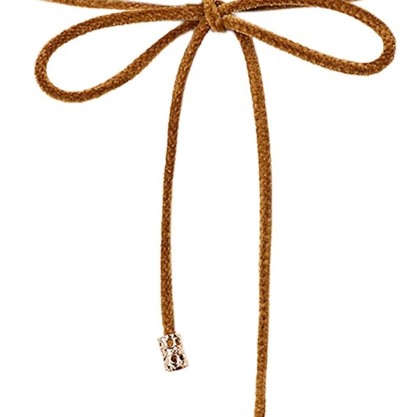 Cinto GUZOSJO de veludo com franjas: elegância e ajuste perfeito para valorizar a cintura feminina.