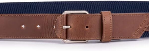 Cinto Masculino Couro Legítimo Elástico: conforto, ajuste perfeito e estilo casual para uso diário e plus size.
