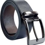 Cinto Masculino Couro Legítimo Plus Size Largo 4cm Dupla Face Preto e Marrom, conforto e estilo em tamanhos grandes