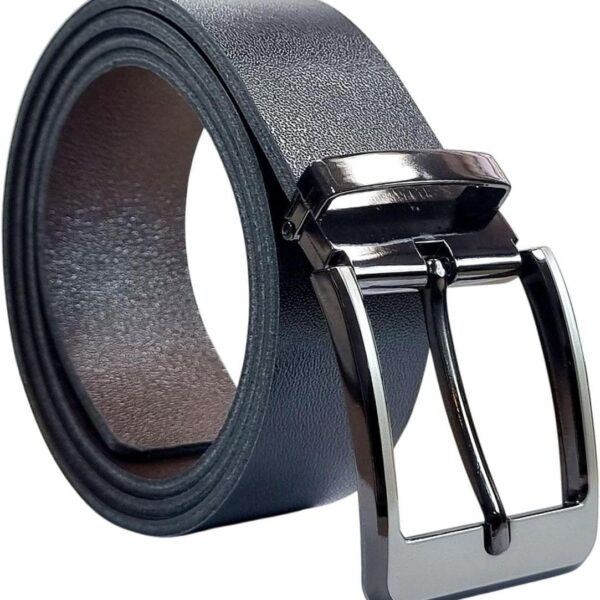 Cinto Masculino Couro Legítimo Plus Size Largo 4cm Dupla Face Preto e Marrom, conforto e estilo em tamanhos grandes