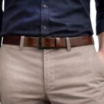 Cinto Masculino Esportivo de Couro Legítimo Elástico: conforto flexível e ajuste ideal para uso diário