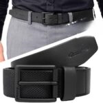 Cinto Masculino Esportivo de Couro Legítimo Elástico: conforto flexível e ajuste ideal para uso diário - Imagem 2