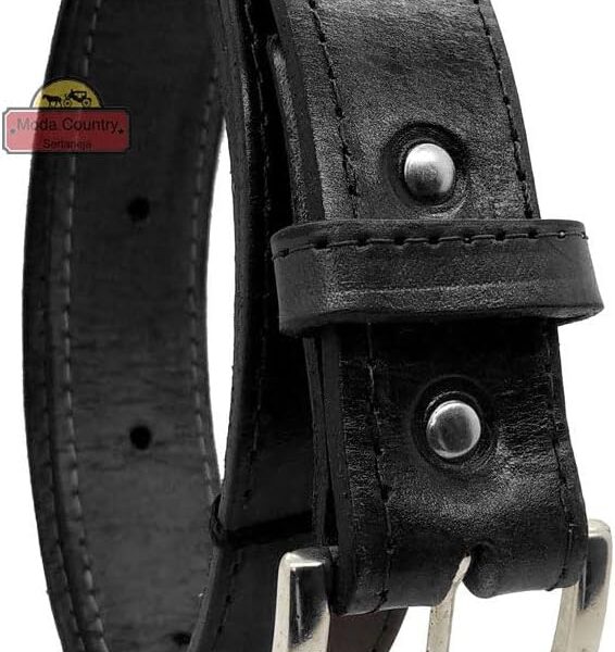 Cinto Plus Size Masculino Social em Couro Legítimo, confortável, resistente e ideal para até XGG.