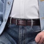 Cinto Social Masculino em Couro para Jeans: estilo, conforto e presente ideal para homens exigentes. - Imagem 2