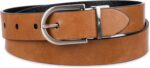 Cinto feminino Calvin Klein reversível: estilo casual, versátil e sofisticado para compor seus looks com elegância.
