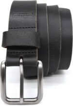 Cinto masculino Levi Strauss Signature Gold em couro legítimo 38mm, versátil e elegante para o dia a dia. - Imagem 2
