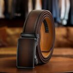 Cinto masculino ajustável para homens: conforto e ajuste perfeito para looks casuais e sociais