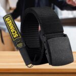 Cinto militar de nylon sem metal, ajustável e respirável, ideal para uso casual, viagem e outdoor. - Imagem 2