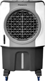 Climatizador de Ar Evaporativo Ponente Turbo70 70 Litros 210W com 3 Velocidades Alta Vazão de Ar Sistema Colmeia e Abastecimento Direto para Grandes Ambientes