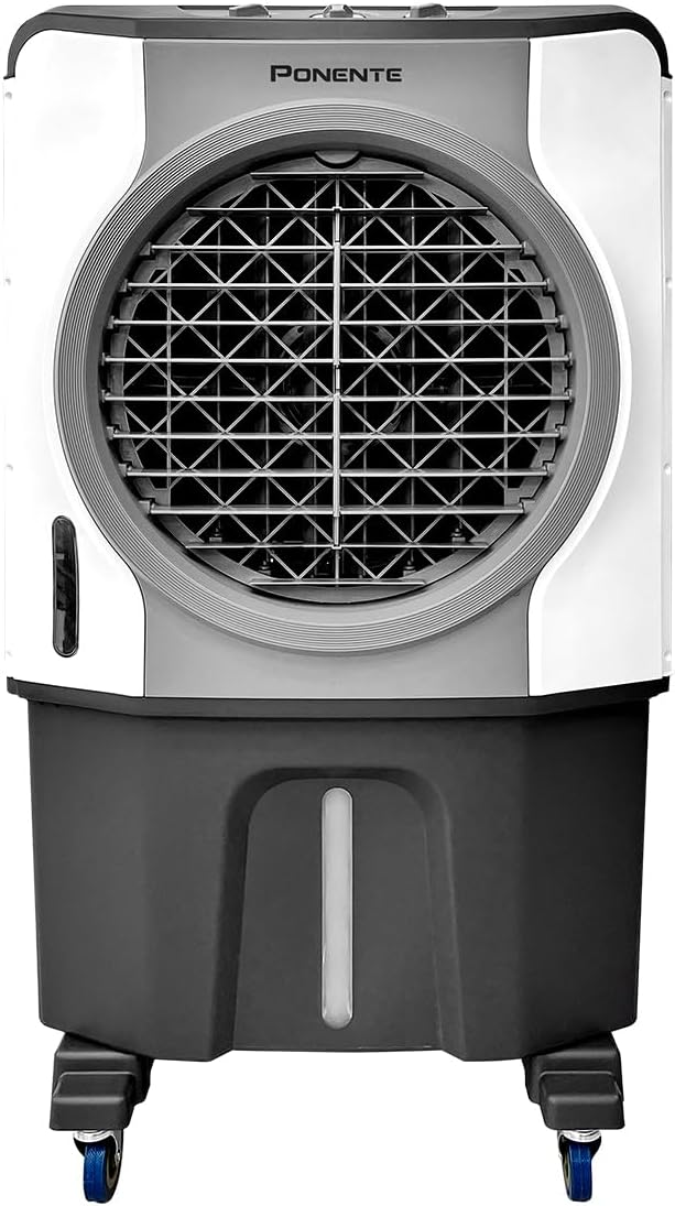 Climatizador de Ar Evaporativo Ponente Turbo70 70 Litros 210W com Climatizador de Ar Evaporativo Ponente Turbo70 70 Litros 210W com 3 Velocidades Alta Vazão de Ar Sistema Colmeia e Abastecimento Direto para Grandes Ambientes