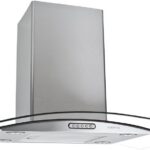 Coifa De Ilha Vidro Curvo Inox 75cm Fogatti 127V: elimina vapores e fumaça com eficiência para sua cozinha.