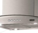 Coifa Glass Classic Ilha 90cm 127V: design sofisticado e eficiência para eliminar odores da cozinha com praticidade. - Imagem 2