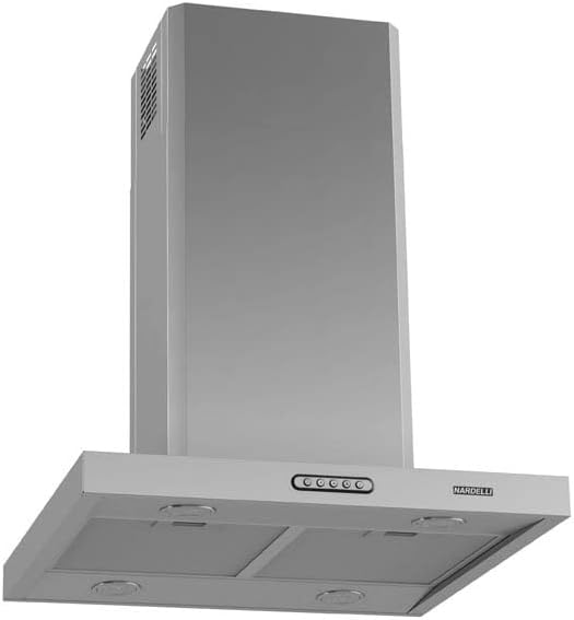 Coifa Ilha Nardelli Retangular 60cm Inox: design moderno e eficiência para sua cozinha.