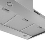 Coifa Ilha Retangular 90cm Inox Fogatti 220V com 3 velocidades, LED e modo exaustor e depurador para sua cozinha. - Imagem 2