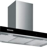 Coifa Ilha Suggar Granada Inox 90cm 220V com dupla filtragem e sucção 960m³/h para sua cozinha.