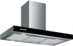 Coifa Ilha Suggar Granada Inox 90cm 220V com dupla filtragem e sucção 960m³/h para sua cozinha.