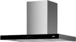 Coifa Linea Touch Parede 90cm 127V Franke: design inox e vidro, painel touch e LED para sua cozinha com mais praticidade.