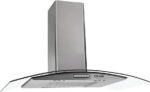 Coifa Nardelli Vidro Curvo Slim 90 cm em inox, moderna e potente para sua cozinha.