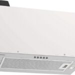 Coifa de Embutir Tramontina Incasso 51 220 V em aço inox acetinado, ideal para eliminar odores com eficiência e estilo.