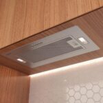 Coifa de Embutir Tramontina Incasso 51 220 V em aço inox acetinado, ideal para eliminar odores com eficiência e estilo. - Imagem 2