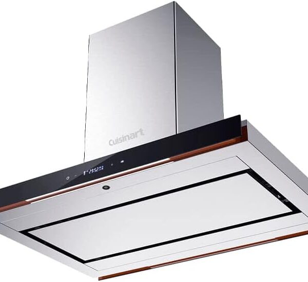 Coifa de Ilha 90cm Cuisinart Arkton em inox: design sofisticado e acabamento premium para sua cozinha.
