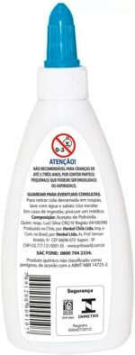 Cola branca Pritt Tenaz 225g: forte, atóxica e transparente, ideal para escola, casa e escritório. - Imagem 2