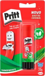 Cola em Bastão Pritt 20g: segura, lavável e ideal para escola, escritório e artesanato infantil