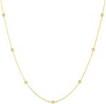 Colar Bolinha Feminino em Aço Inox Dourado: delicadeza e durabilidade para presentear com estilo.