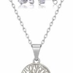 Colar Feminino Árvore da Vida em Aço Inox: elegante, durável e ideal para compor looks com estilo.