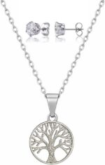 Colar Feminino Árvore da Vida em Aço Inox: elegante, durável e ideal para compor looks com estilo.