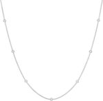 Colar Feminino Bolinha em Aço Inox Prata: elegante, resistente e ideal para presentear.