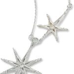 Colar Feminino Estrela Canopus em Prata 925 com Zircônias, 45cm: elegância, esperança e estilo em um só acessório.