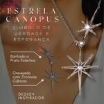 Colar Feminino Estrela Canopus em Prata 925 com Zircônias, 45cm: elegância, esperança e estilo em um só acessório. - Imagem 2