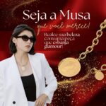 Colar Feminino Musa banhado a Ouro 18k: elegância, estilo e confiança para valorizar qualquer look.
