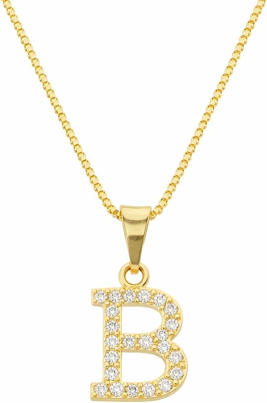 Colar Feminino com Letra Inicial Banhado a Ouro 18K, personalizado, Colar Feminino com Letra Inicial Banhado a Ouro 18K, personalizado, elegante e ideal para presente sofisticado.