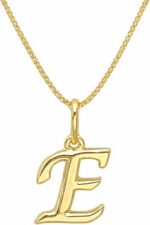 Colar Feminino com Letra Inicial banhado a Ouro 18K, elegante e personalizado, ideal para presentear com sofisticação.