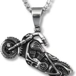 Colar Masculino Chopper Fantasma em Aço Inox: estilo biker, resistência e atitude para motociclistas.