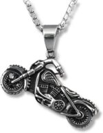 Colar Masculino Chopper Fantasma em Aço Inox: estilo biker, resistência e atitude para motociclistas.