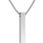 Colar Masculino em Aço Inox Antialérgico, não escurece, pode molhar e combina com estilo moderno.