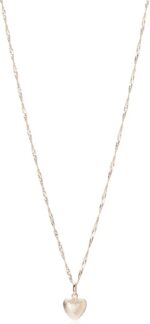 Colar Rommanel banhado a ouro 18k com pingente coração dupla face, elegante e ideal para presentear.