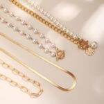 Colar de pérolas com cruz para mulheres, elegante e perfeito para presentear - Imagem 2